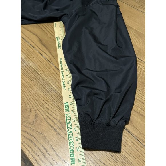 Polo Ralph Lauren Windbreaker Mens XL Black Golf Crest Pullover Lined Zip VTG - Picture 11 of 14